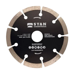 DISCO DE CORTE DIAMANTADO SEGMENTADO 110X20MM