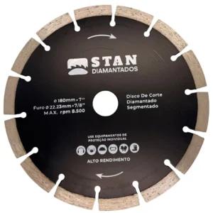 DISCO DE CORTE DIAMANTADO SEGMENTADO 180X22,23MM