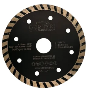 DISCO DE CORTE DIAMANTADO TURBO 110X20MM