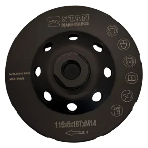 REBOLO DIAMANTADO 115MM C ROSCA