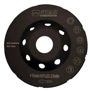 REBOLO DIAMANTADO 115MM S ROSCA 